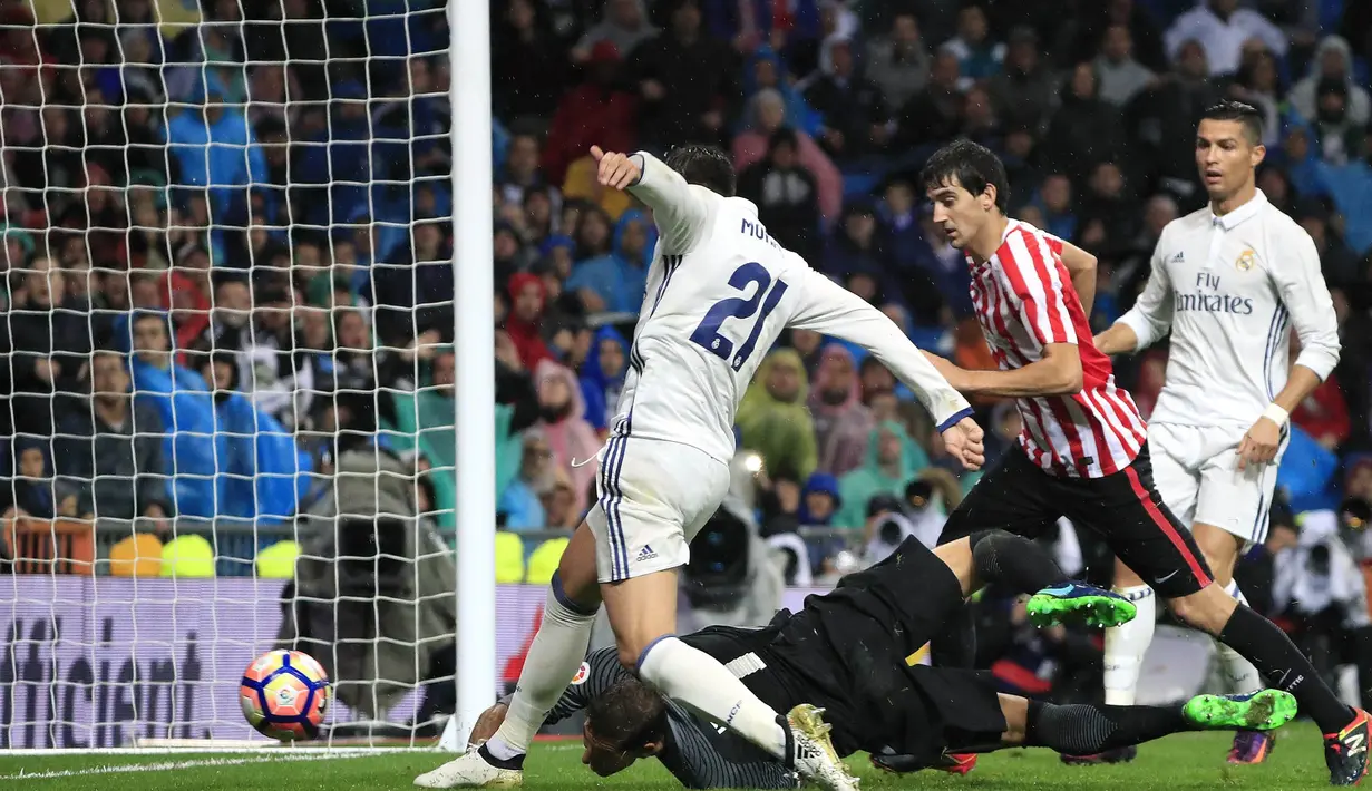 Pemain berusia 24 tahun tersebut merupakan pemain impian Antonio Conte. Sebelumnya pelatih asal Italia tersebut pernah mendatangkan Morata ke Juventus pada 2014. (EPA/Zipi)