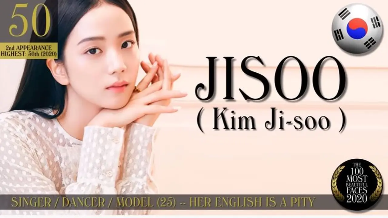 Jisoo BLACKPINK Masuk Daftar 100 Wanita Tercantik 2020, TC Chandler Dituntut Minta Maaf