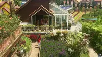 Rainbow Garden wisata di kaki Gunung Tangkuban Perahu. (Dok: IG @rainbowgarden_lembang&nbsp;https://www.instagram.com/p/B2QzS0eAIvR/?igsh=MTJ0ZDNsZmRlNDJmZg%3D%3D)
