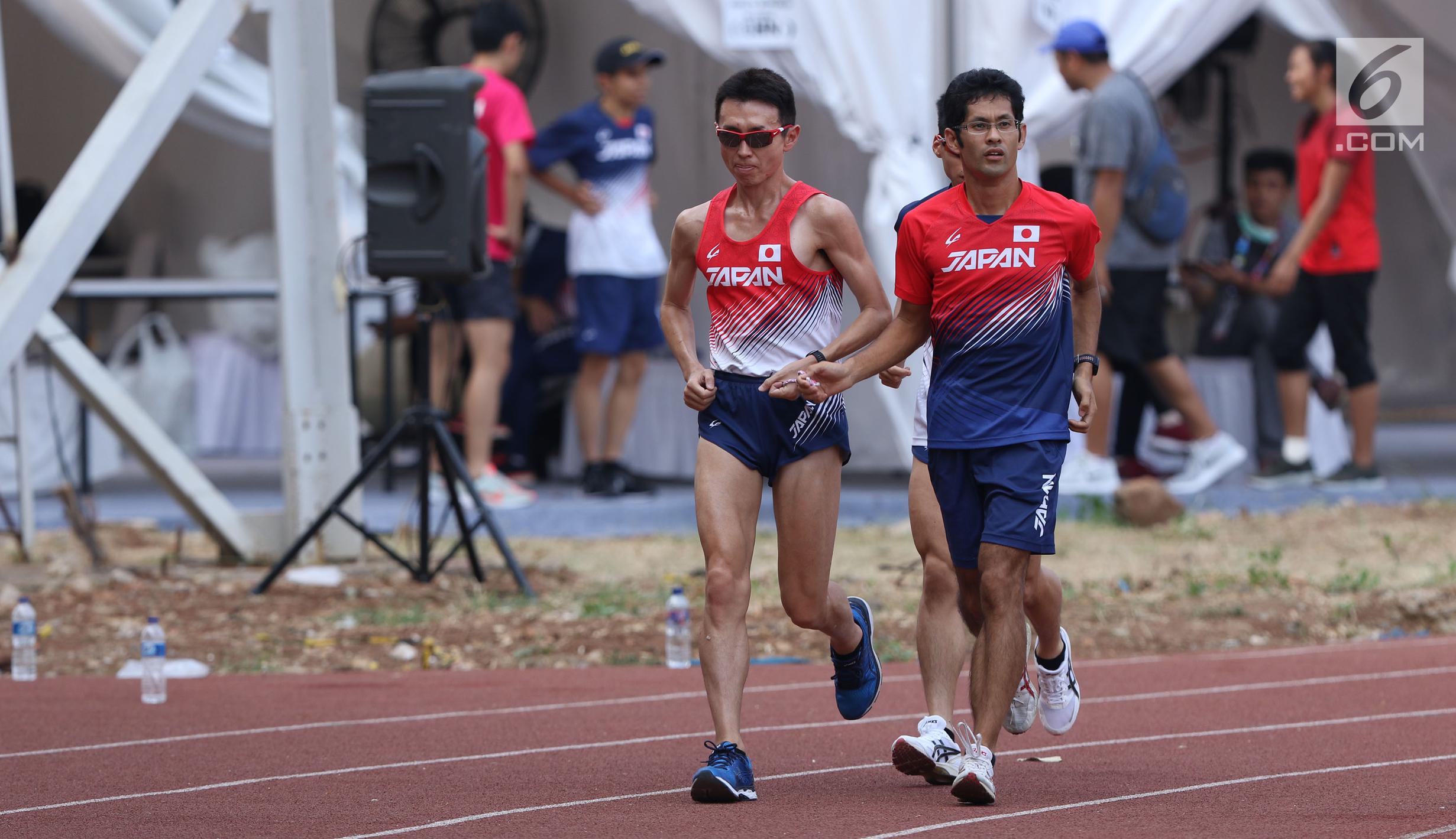FOTO: Atlet Atletik Asian Para Games 2018 Mulai Berlatih di Stadion Madya