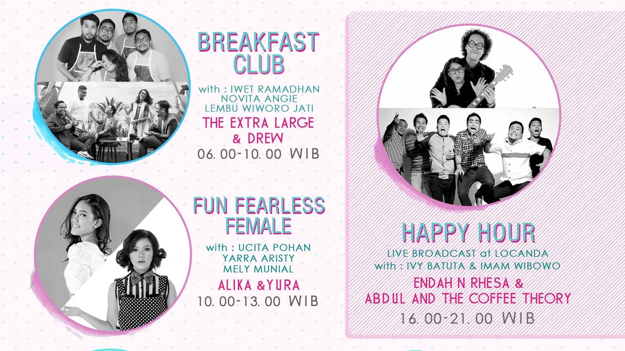 Ultah ke-13, Cosmopolitan FM Diramaikan Musisi Berkarakter