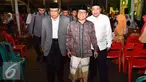 Menteri Desa, PDT dan Transmigrasi, Marwan Jafar (kanan) bersama Ketum PKB, Muhaimin Iskandar dan Ketua Umum PBNU, Said Aqil Siradj saat menghadiri haul K.H Bisri syansuri ke - 37dan Nyai Hj. Nur khodijah ke- 62, Jawa timur (9/4). (Dody Humas Kemendes)