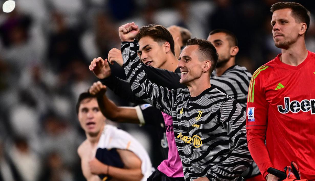 Kemenangan ini penting bagi Juventus untuk menjaga posisi di klasemen sementara Liga Italia 2023/2024. (MARCO BERTORELLO/AFP)