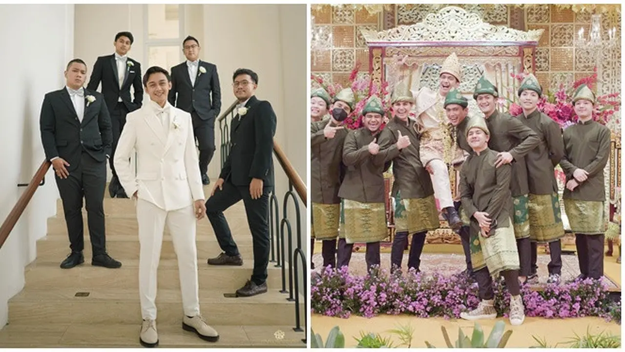 Potret Groomsmen Dampingi 6 Artis Menikah Ini Tak Kalah Gagah, Curi Perhatian