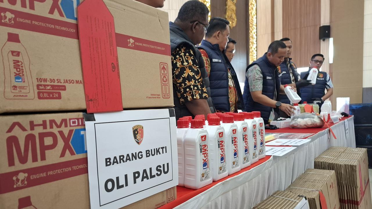 Daftar 58 Oli Palsu Dibongkar Polisi, Ada Merek Terkenal