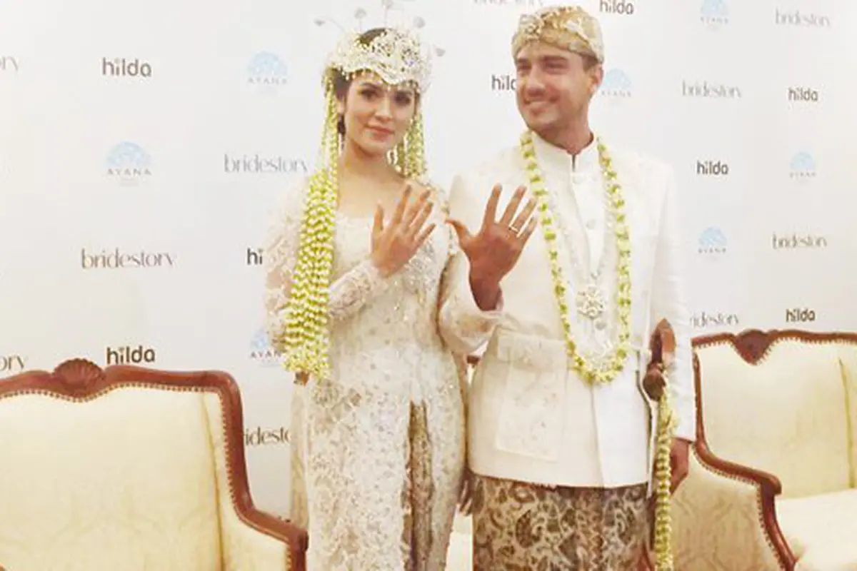 Konferensi pers akad nikah Raisa & Hamish/copyright Vemale.com/Anisha