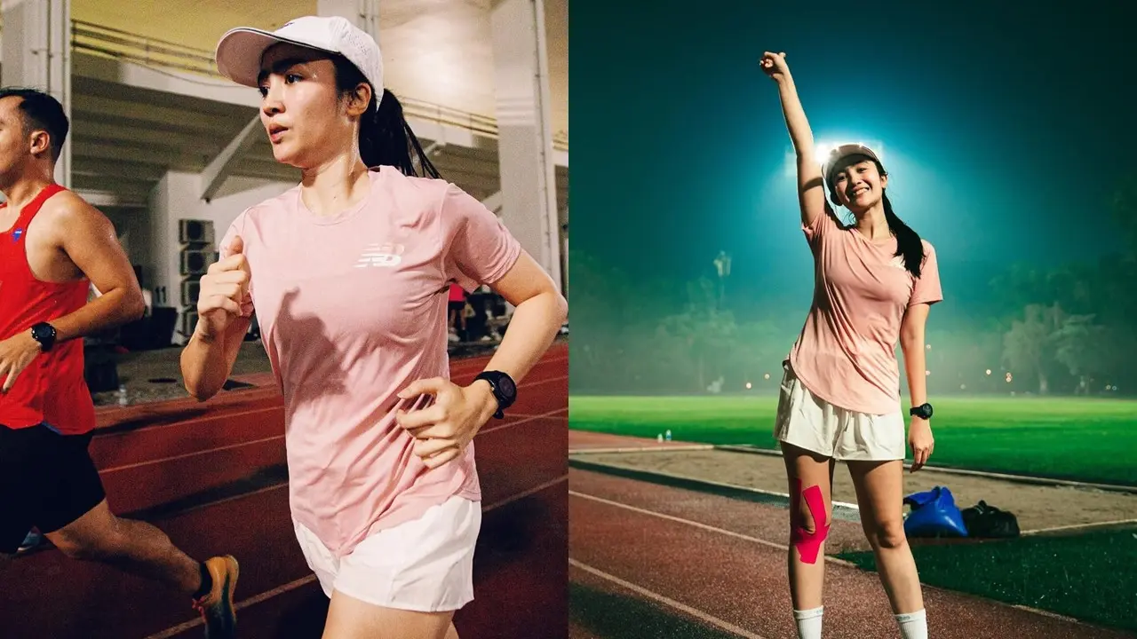 Febby Rastanty Latihan Lari Maraton