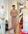 Kesan mewah terpancarkan lewat baju kurung yang dimodifikasi gaun seperti yang dikenakan Ayu Ting Ting. [@ayutingting92]