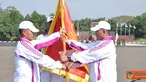 Citizen6, Cilandak: Komandan Pasmar-2 Brigadir Jenderal TNI (Mar) Sturman Panjaitan melepas Kontingen Korps Marinir dalam rangka Porwilbar 2012 di lapangan Kesatrian Marinir Hartono, Bhumi Marinir Cilandak, Jakarta Selatan, Rabu (23/5). (Pengirim: Marinir