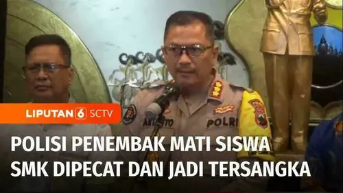 VIDEO: Akhir Karir! Polisi Penembak Siswa SMK Resmi Dipecat