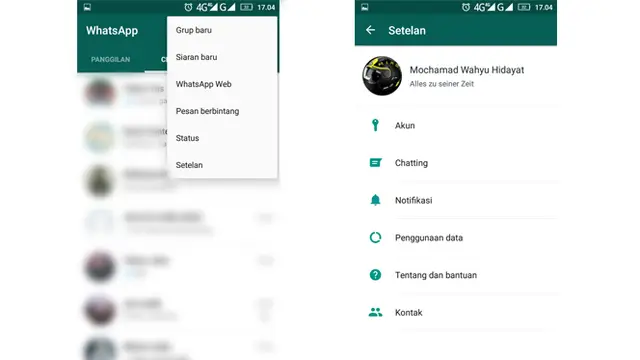 Warna Solid untuk Wallpaper Chat di WhatsApp