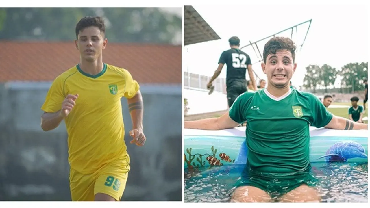 6 Potret Bruno Moreira saat Latihan dengan Persebaya, Siap Hadapi BRI Liga 1