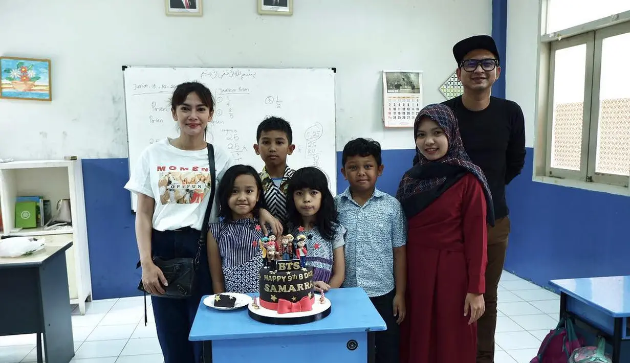 ultah ke-9, Masayu Anastasia dan Lembu (Foto; Instagram/masayuanastasia)