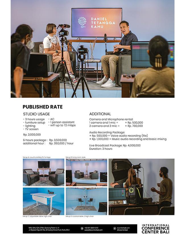 International Conference Center Bali (IC Center Bali).