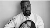 Selain sukses jalani co-parenting, Kim Kardashian dan Kanye West kerap pamerkan gaya mereka yang serasi. (Foto: Instagram.com/Kim Kardashian).