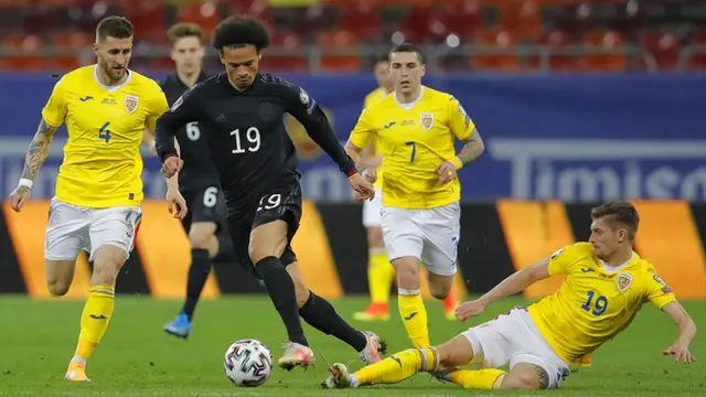 FOTO: Gol Tunggal Serge Gnabry Bawa Jerman Taklukkan Rumania
