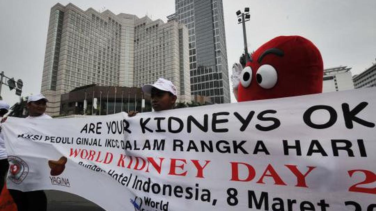 Kampanye ginjal sehat di Bundaran HI