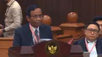 Calon Wakil Presiden Mahfud Md di Gedung Mahkamah Konstitusi (MK) Jakarta, Rabu (27/3/2024) (Tangkapan Layar Youtube MK)