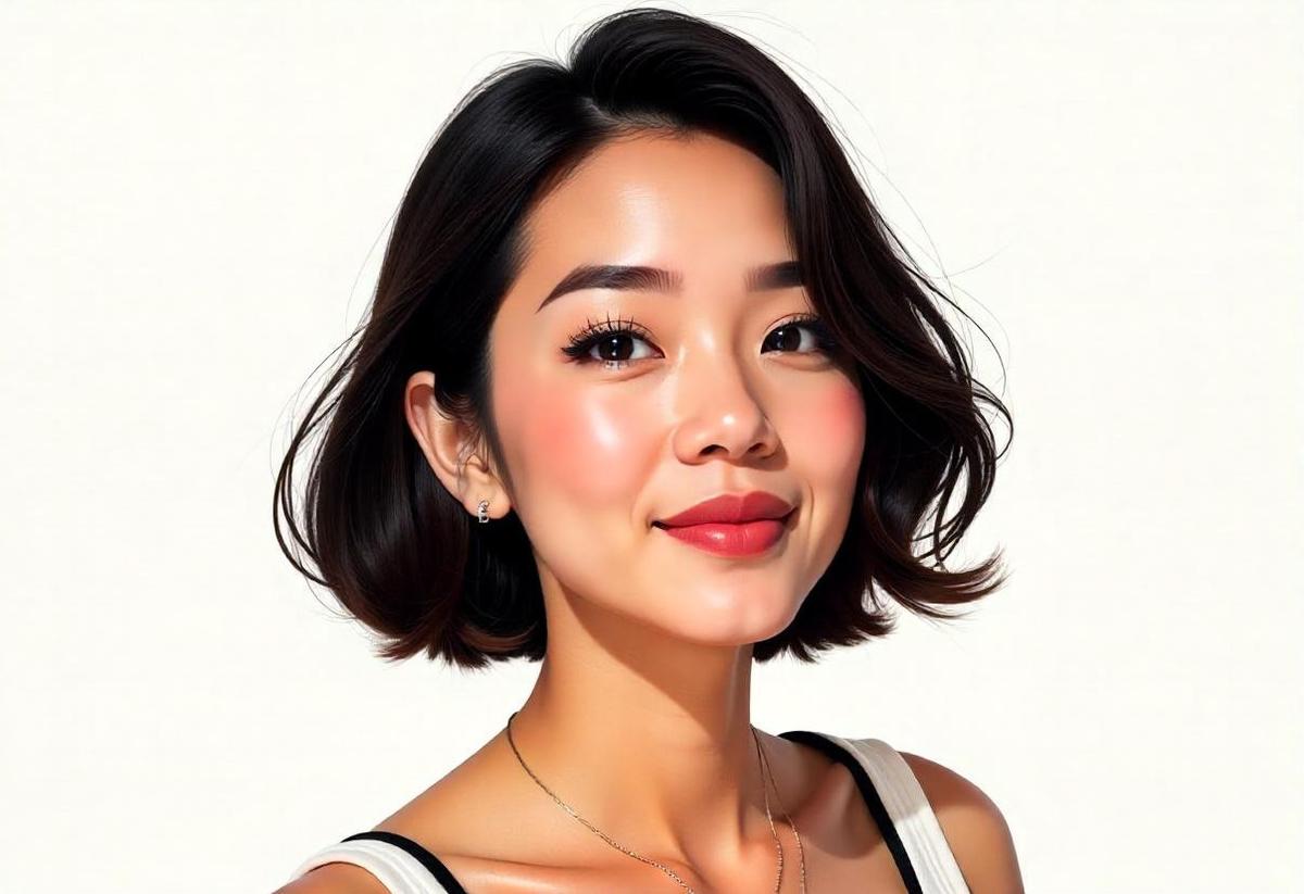 Gaya Rambut Pendek Wanita Parisian Bob