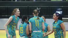 Tim putri Jakarta Electric PLN sementara memuncaki klasemen sementara di sektor putri putaran pertama Final Four PLN Mobile Proliga 2024 usai mengoleksi kemenangan kedua atas Jakarta Pertamina Enduro di di GOR Bung Tomo, Surabaya, Sabtu (6/7/2024). Yolla Yuliana dkk menang 3-1 (25-23, 11-25, 25-21 dan 25-21). (Dok. PBVSI)