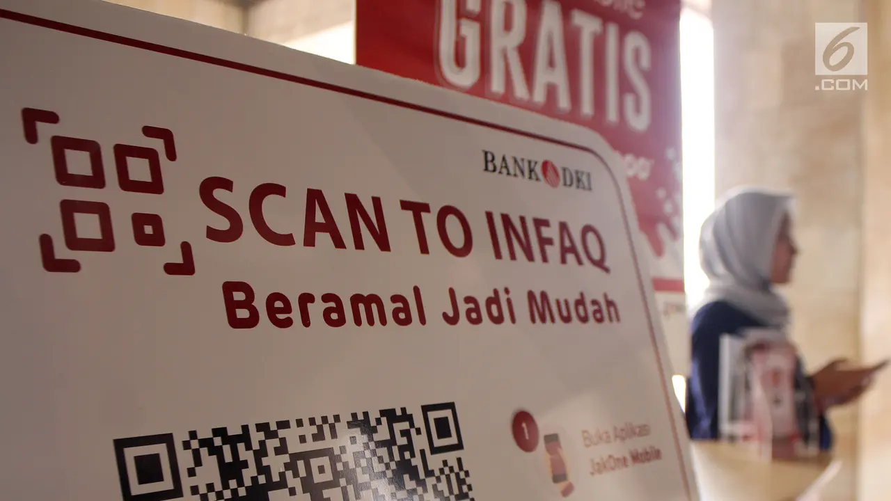 Dorong Penerapan Transaksi Non Tunai, Bank DKI Sosialisasikan Scan to Infaq
