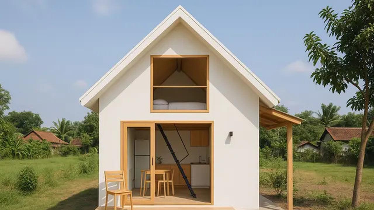 10 Model Rumah Mungil di Desa dengan Mezzanine Minimalis, Sudut Kecil Ini Auto Jadi Tempat Favorit