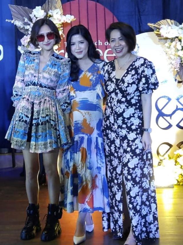 Founder and CEO TBF Consultant, Melinda Babyanna, turut mendukung peluncuran koleksi Tropical Lush dari Renee Homewear di Jakarta, Minggu (27/11/2022)