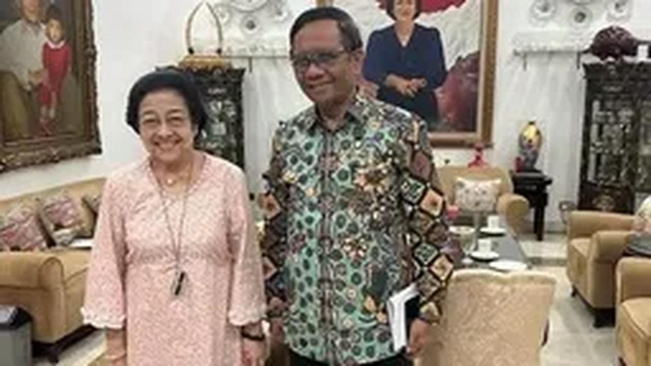 Sebelumnya, Mahfud bahkan telah bertemu langsung dengan Ketum PDIP Megawati Soekarnoputri, semalam.<br>