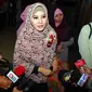 Peggy Melati Sukma mengaku mengetahui kabar tentang hilangnya Wisnu Tjandra, Jakarta, Sabtu (24/5/2014) (Liputan6.com/Miftahul Hayat)