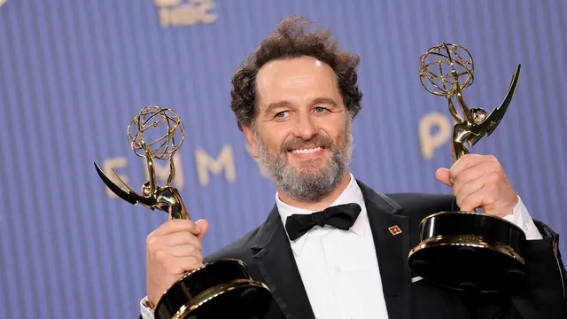Kemenangan Matthew Rhys dalam Emmy Awards 2026. (Amy Sussman / GETTY IMAGES NORTH AMERICA / Getty Images via AFP)