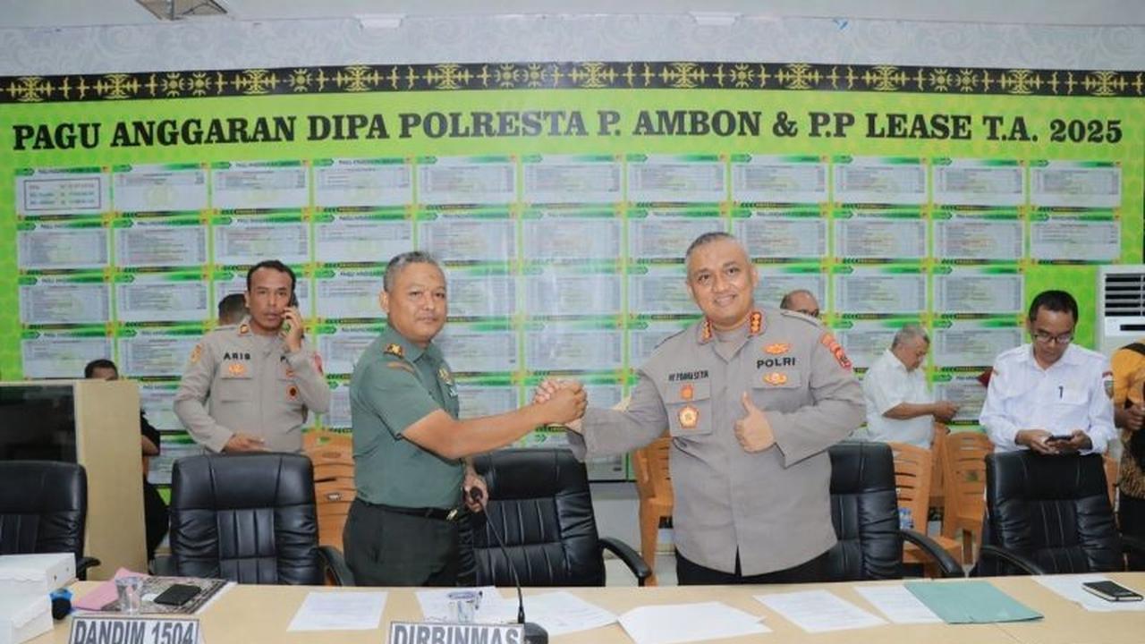 Polresta Ambon Gandeng Kodim Gencarkan Patroli Kamtibmas Ramadhan Ambon, Jamin Keamanan Warga