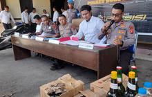 Polres Bone Bolango Sita Ratusan Botol Miras dalam Operasi Pekat Gorontalo