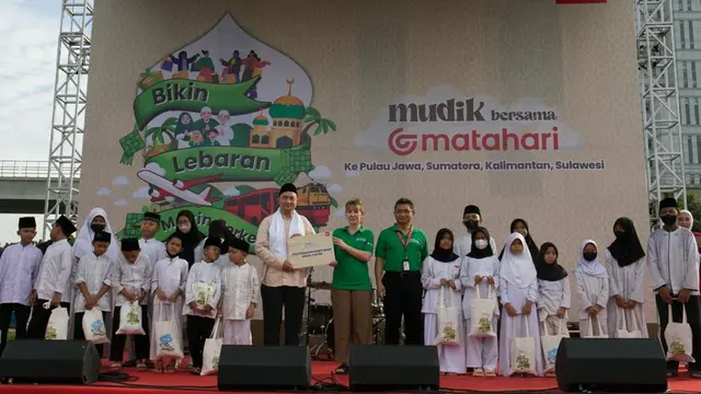 Suasana acara “Mudik Bersama Matahari” di Jakarta, Sabtu (15/4/2023). (Foto: Dok. Tim Matahari)