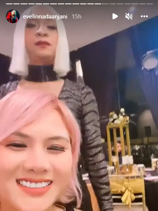 6 Momen Evelyn Anjani Bertemu Aming di Ulang Tahun Lucinta Luna, Tetap Akrab