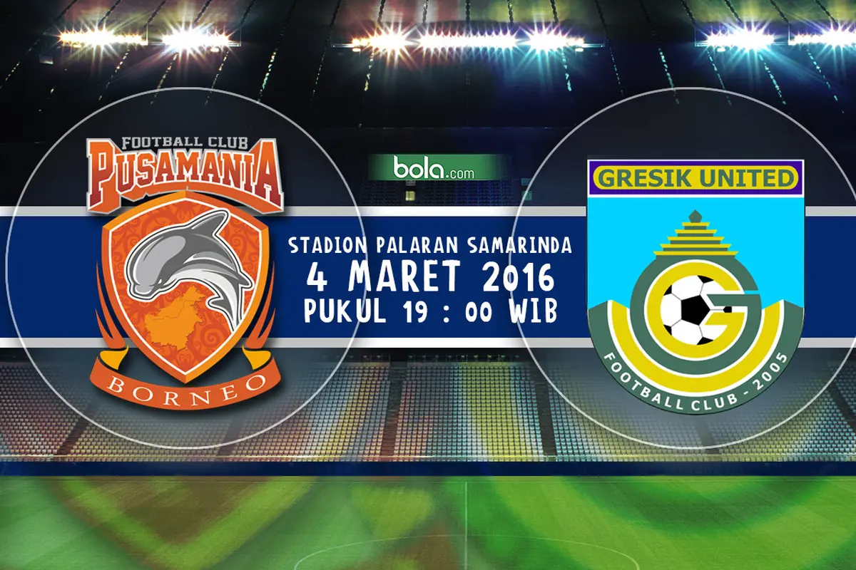 Pusamania Borneo FC vs Persela Lamongan (Bola.com/Samsul Hadi)