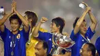 Sepanjang sejarah Piala Asia yang telah dimulai sejak tahun 1956 di Hongkong hingga penyelenggaraan terakhir pada 2019 di Uni Emirat Arab, tercatat ada 4 negara yang mampu meraih gelar juara Piala Asia secara beruntun. Pada penyelenggaraan Piala Asia terbaru pada 2023 yang telah memasuki babak final, tuan rumah Qatar berpeluang menjadi negara kelima yang mampu menjuarai Piala Asia secara beruntun, seperti 4 negara berikut ini. (AFP/Peter Parks)