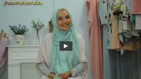 Tutorial Hijab Pashmina Nyaman Selama Berpuasa ala Ria Miranda