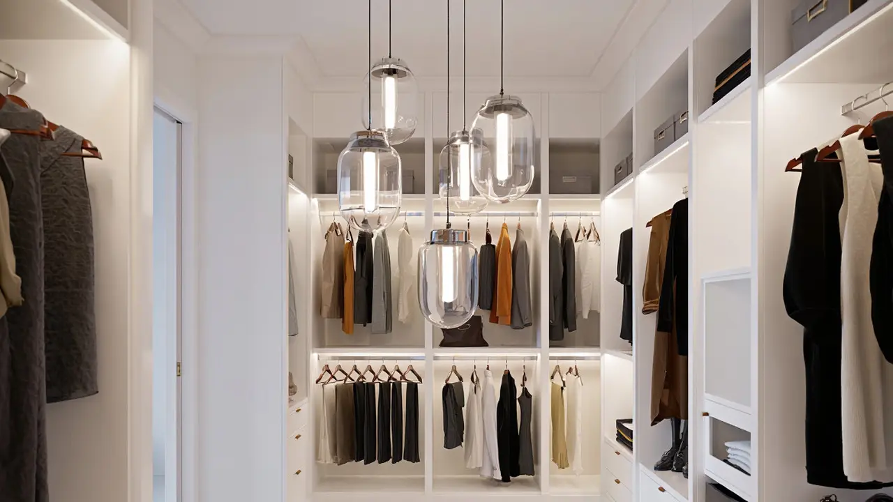Lampu Walk In Closet