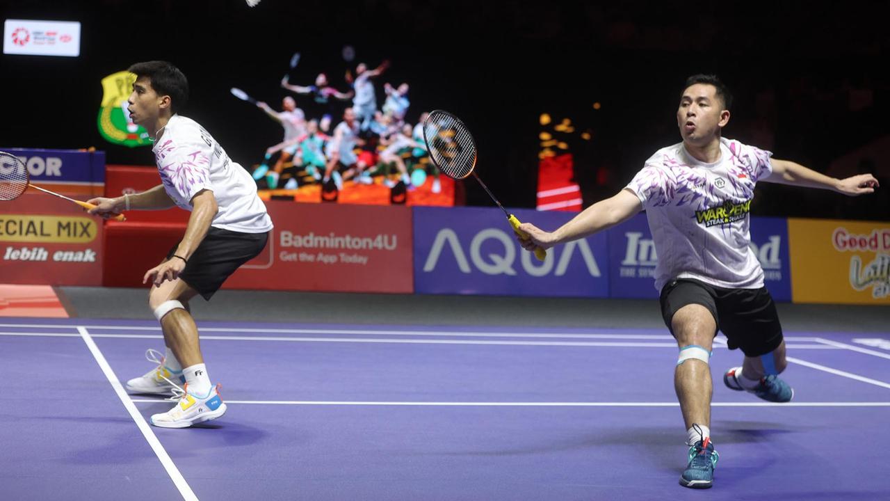 FOTO: Sabar/ Reza Dikalahkan Ganda Korea, Indonesia Kembali Tanpa Gelar di Indonesia Open