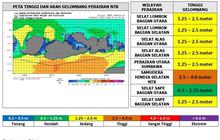 Gelombang Laut NTB Kondusif Setelah Siklon Tropis Luana Menjauh