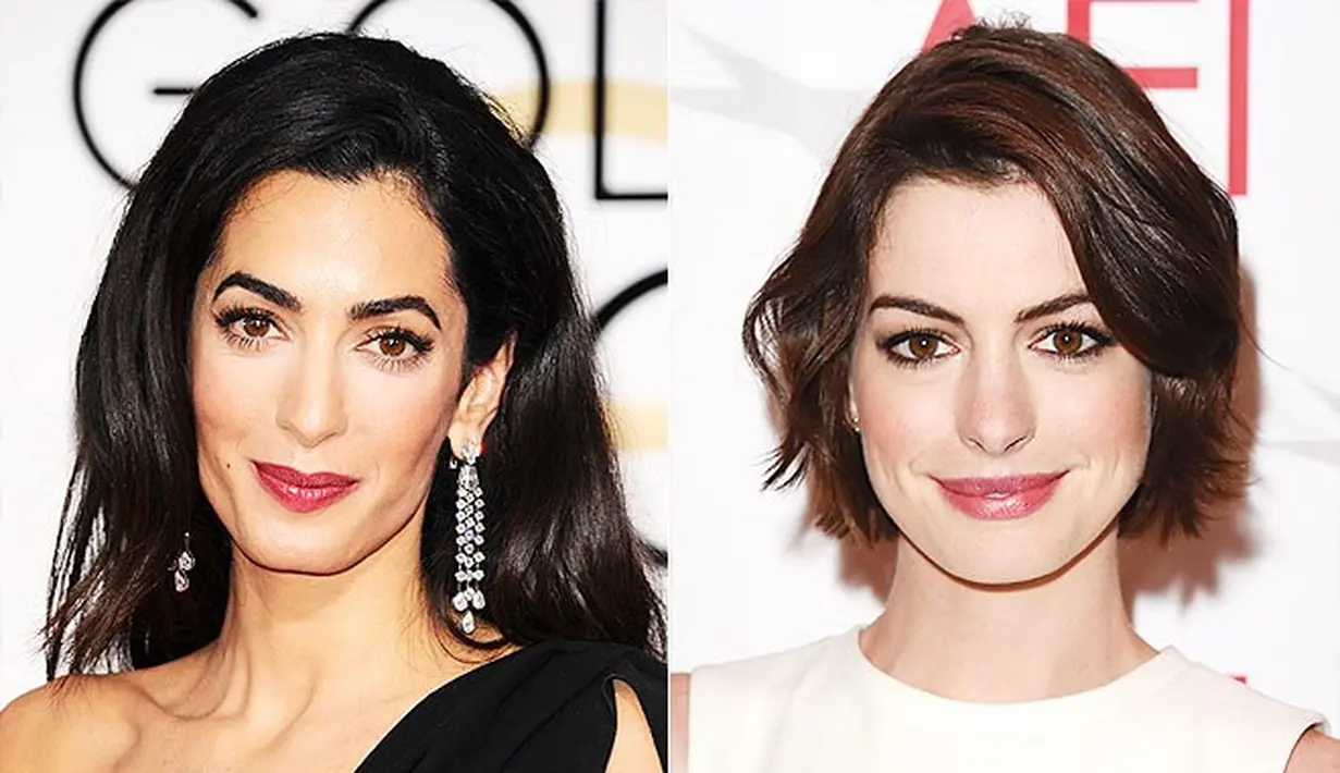 nne Hathaway dan Amal Clooney pun sering banget dibilang mirip loh! (People)