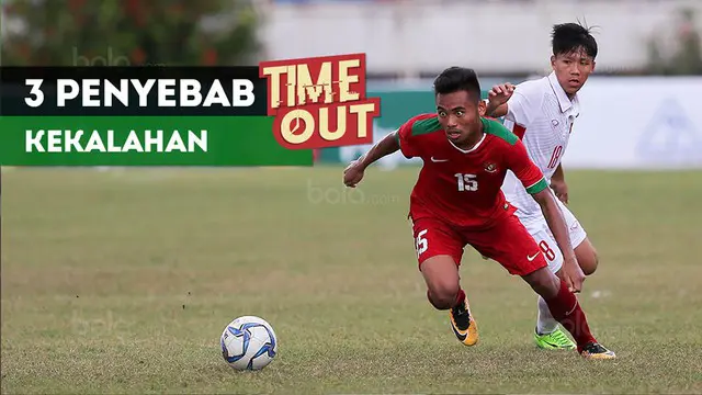Berikut tiga kelemahan yang jadi penyebab Timnas Indonesia U-19 kalah 0-3 dari Vietnam di penyisihan Grup B Piala AFF U-18 2017.