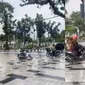 Viral Jalan di Medan Dikeramik, Bikin Belasan Pengendara Terpeleset (Sumber: Twitter/Pai_C1)