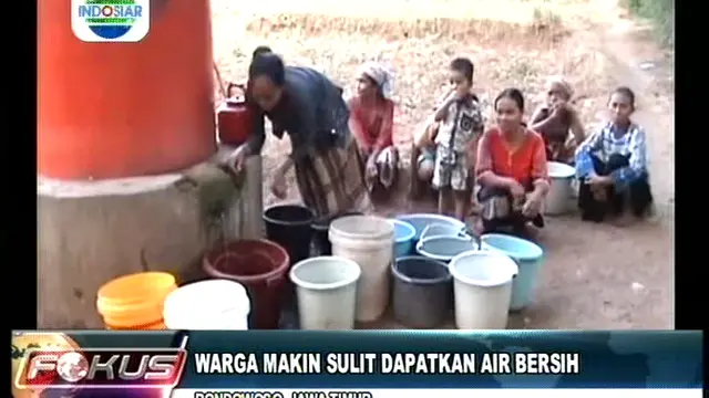 Warga Makin Sulit Dapatkan Air Bersih