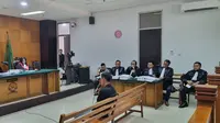 Yudha Arfandi di sidang kasus kematian Dante anak Tamara Tyasmara. (Dok. via M. Altaf Jauhar)