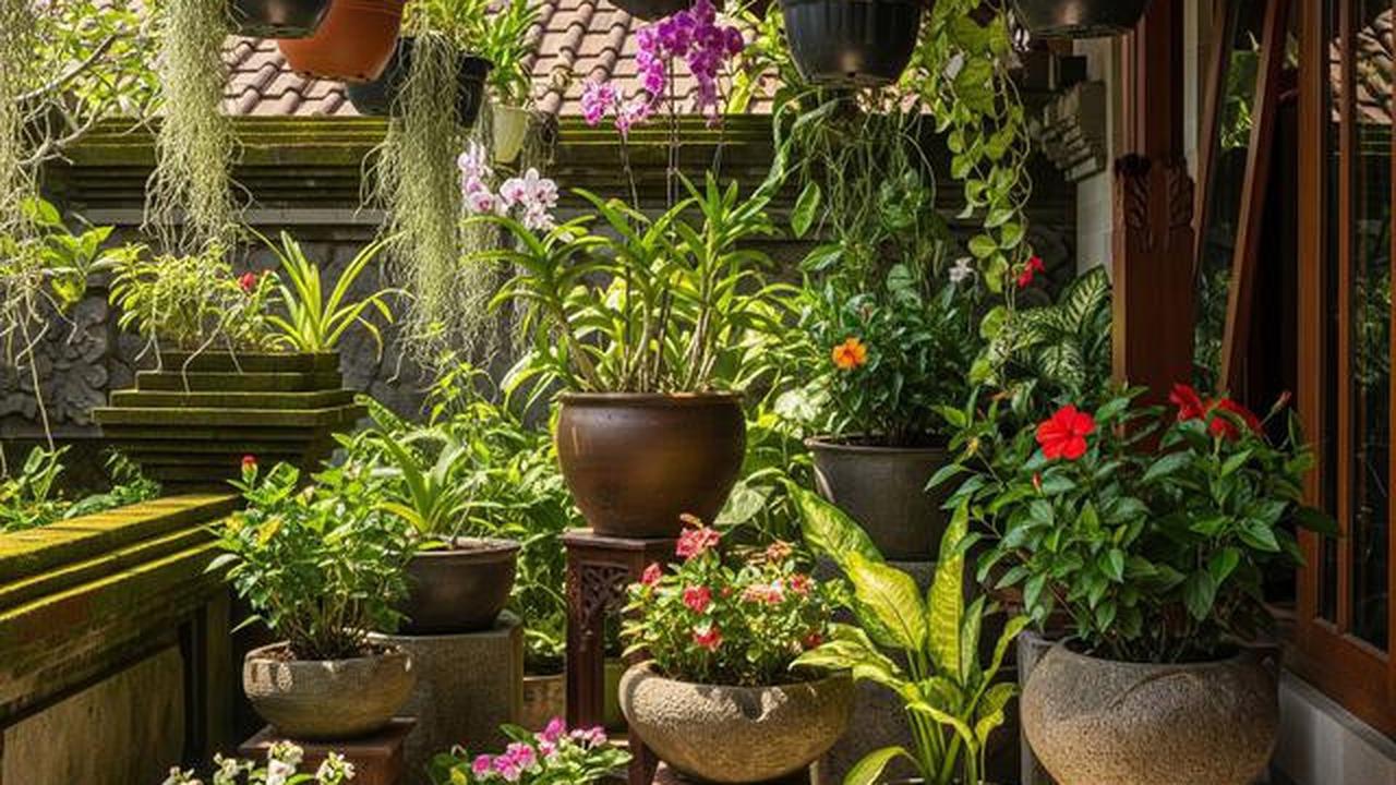 10 Trik Menata Pot Bunga di Pojok Teras Rumah agar Tampak Estetik dan Asri