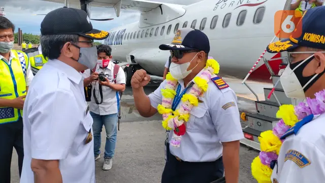 Pihak Pemerintah Kabupaten Blora saat menyambut rombongan Staf Ahli menteri Perhubungan. (Liputan6.com/Ahmad Adirin)