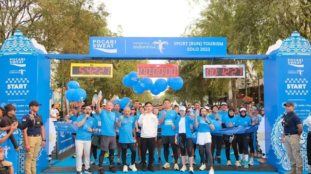 Gibran Rakabuming Berharap Wisatawan Solo Bertambah lewat event berlari bersama 3.000 Pelari