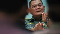 Menururut Jenderal Budiman menjalin kedekatan dengan media massa diperlukan untuk mendapatkan informasi yang cepat sehingga dapat membantu kinerja TNI untuk menjaga kedaulatan NKRI (Liputan6.com/Johan Tallo).