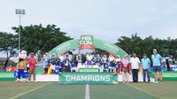 SDN Cipinang Muara 19 Pagi berhasil menjuarai Milklife Soccer Challenge Seri 1 KU-10 2025/2026. (Liputan6.com/Dimas Satria Nugroho)